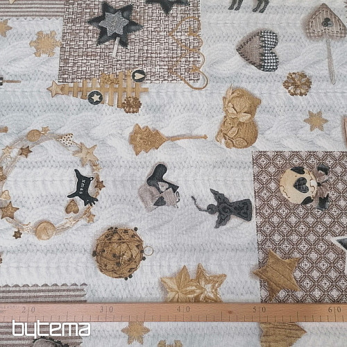 Tissu déco NEVADA gris