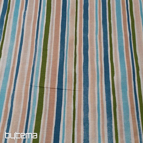 Tissu déco EUGEN turquoise