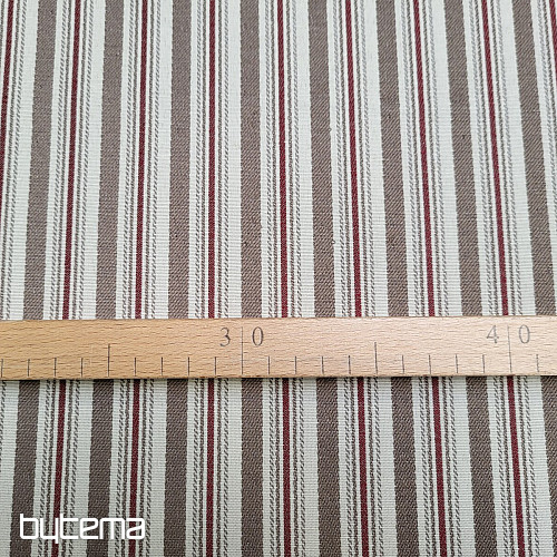 Tissu TOSCANA VALERY 17 multi rayures