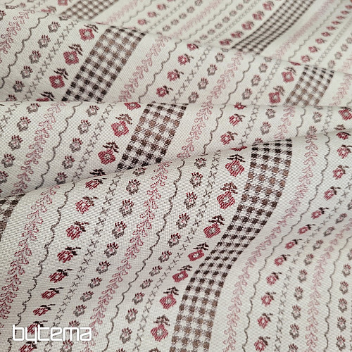 Tissu TOSCANA VALERY 17 RIGA à rayures