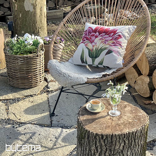 Housse de coussin tapisserie FLEURS 3