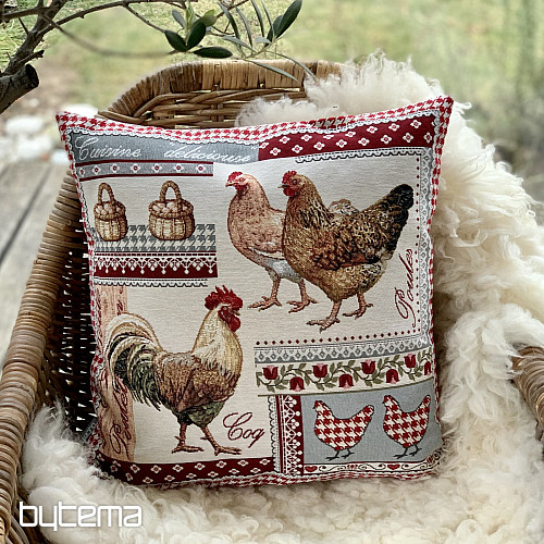 Housse de coussin tapisserie FARMA