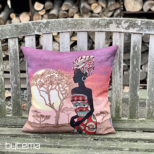 Housse de coussin tapisserie AFRIQUE 1