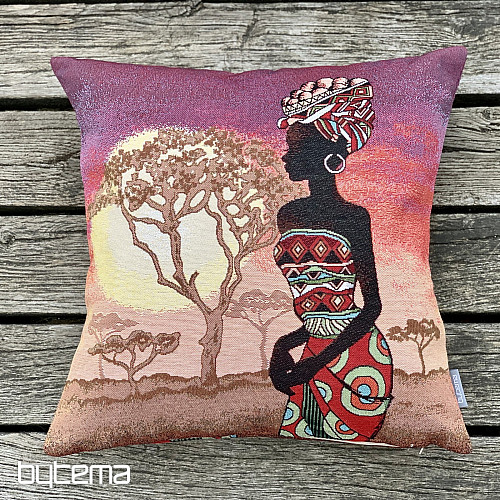 Housse de coussin tapisserie AFRIQUE 1