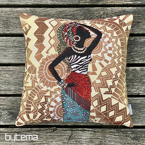 Housse de coussin tapisserie AFRIQUE 2