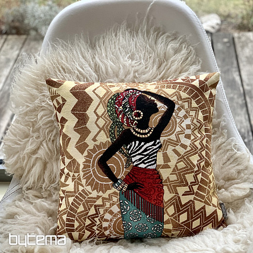 Housse de coussin tapisserie AFRIQUE 2