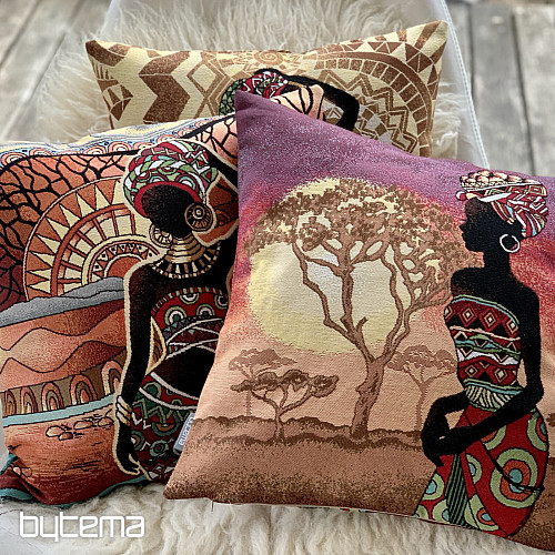 Housse de coussin tapisserie AFRIQUE 2
