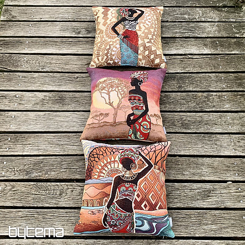 Housse de coussin tapisserie AFRIQUE 2
