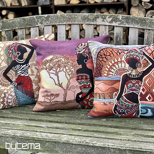 Housse de coussin tapisserie AFRIQUE 2