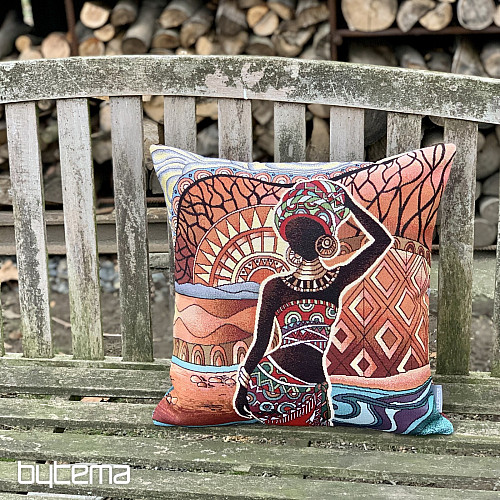 Housse de coussin tapisserie AFRIQUE 3