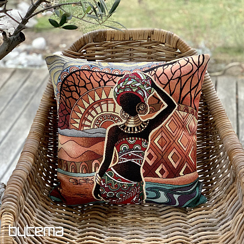 Housse de coussin tapisserie AFRIQUE 3