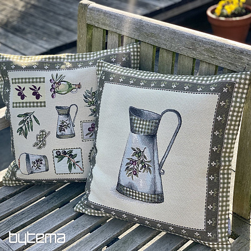 Housse de coussin Gobelin OLIVE