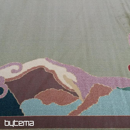 Tapis en pièces 300x400 cm MAHAL vert