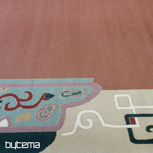 Tapis à la pièce 300x400 cm MAHAL II terre cuite - Dernière pièce !