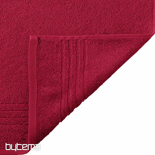 Serviette et drap de bain luxe MADISON 279 rouge