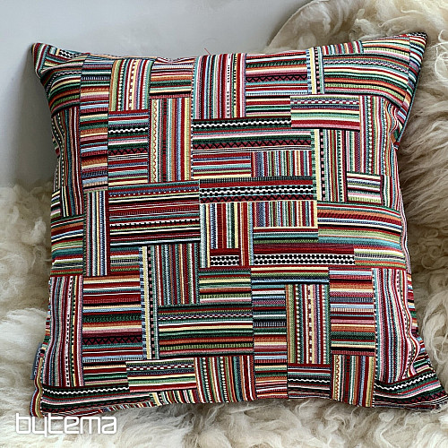 Housse de coussin tapisserie ETHNO