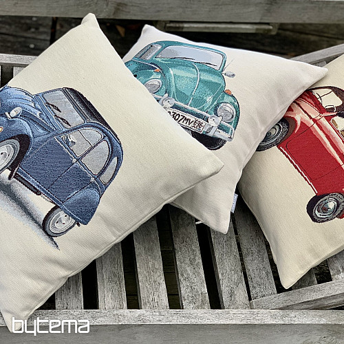 Housse de coussin tapisserie FIAT ROUGE