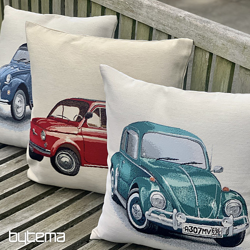 Housse de coussin tapisserie FIAT ROUGE