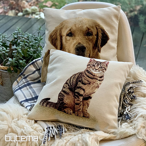 Taie d'oreiller tapisserie CHAT MOUREK