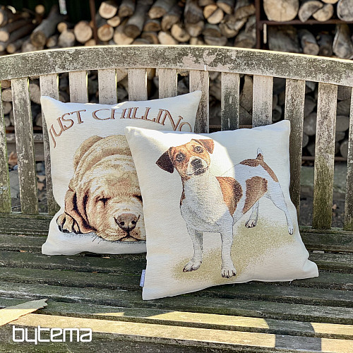 Housse de coussin tapisserie PES JUST CHILLING