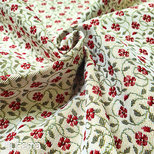 Tissu à tapisserie FLEURS VINTAGE