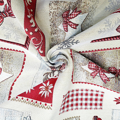 Tissu à tapisserie PAYS NOËL