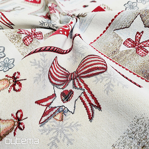 Tissu à tapisserie PAYS NOËL