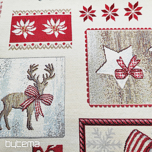 Tissu à tapisserie PAYS NOËL