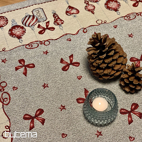 Nappe tapisserie de Noël NOEL