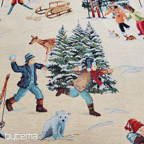 Tissu tapisserie SKIEURS
