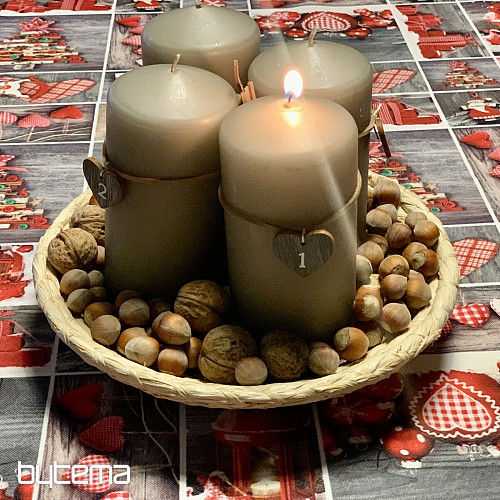 Nappes et foulards de Noël V149