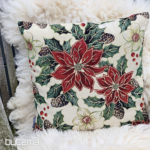 Couverture de tapisserie de Noël ROSES DE NOËL BARDI