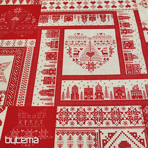 Tissu de décoration de Noël ORNAMAYO