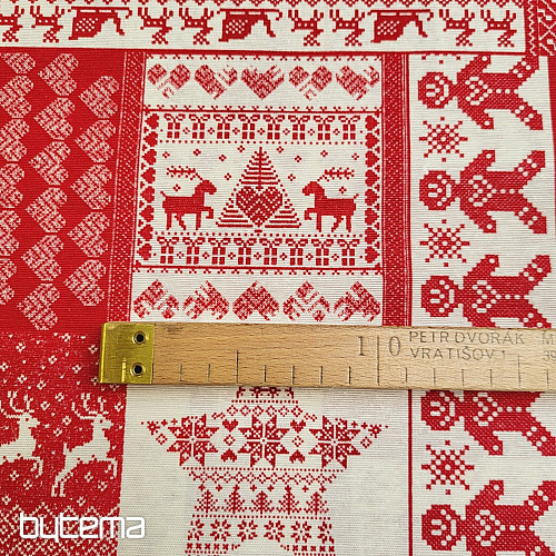 Tissu de décoration de Noël ORNAMAYO