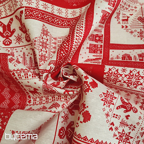 Tissu de décoration de Noël ORNAMAYO