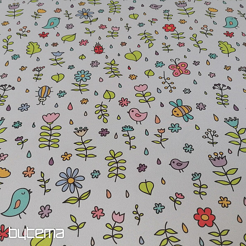 Tissu décoratif 10027-05 OISEAUX