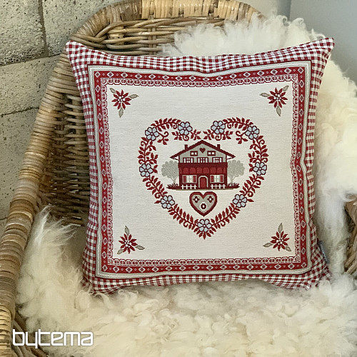 Housse de coussin tapisserie ALPES TYROLIENNES 3