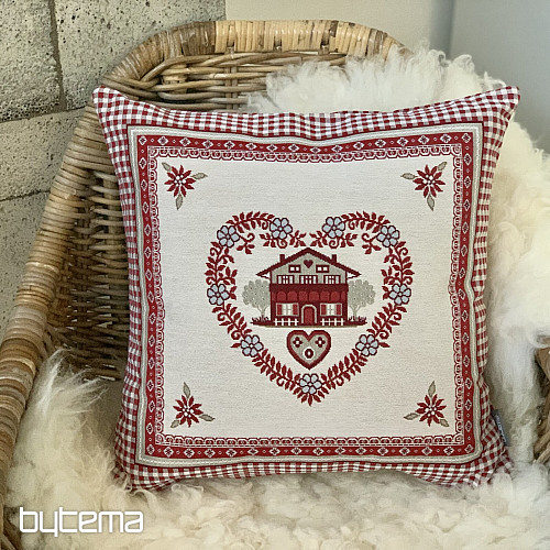 Housse de coussin tapisserie ALPES TYROLIENNES 3
