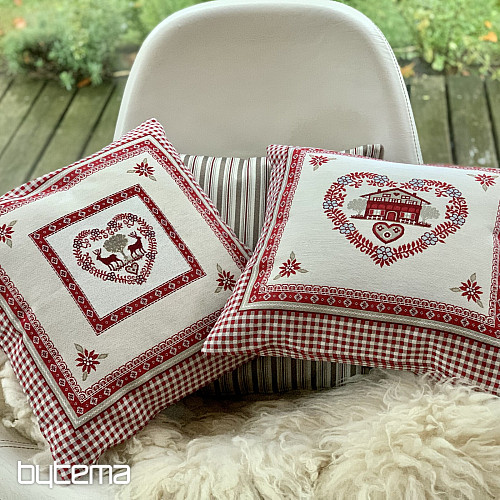 Housse de coussin tapisserie ALPES TYROLIENNES 4