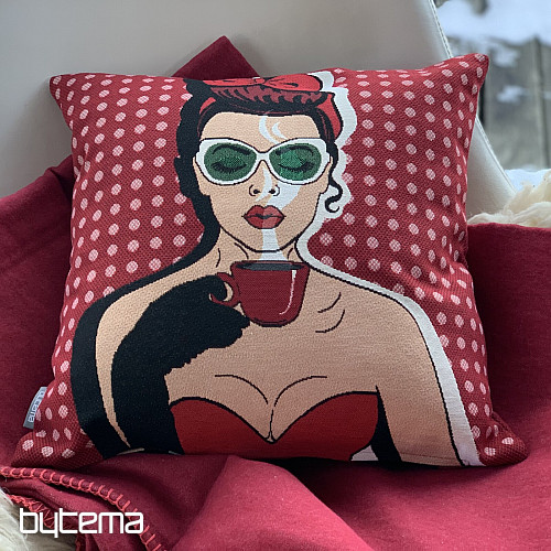 Housse de coussin tapisserie COMICS WOMAN I