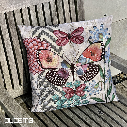 Housse de coussin tapisserie FEEL BUTTERFLY 1