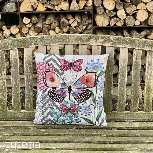 Housse de coussin tapisserie FEEL BUTTERFLY 1