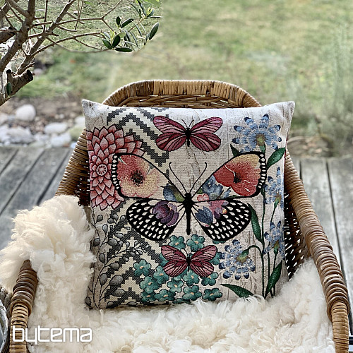 Housse de coussin tapisserie FEEL BUTTERFLY 1