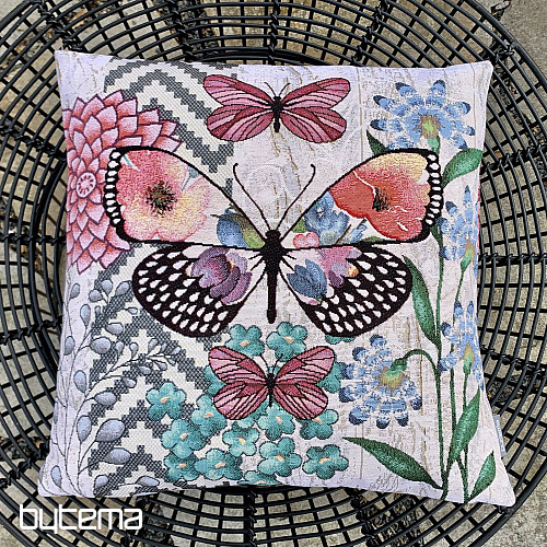 Housse de coussin tapisserie FEEL BUTTERFLY 1