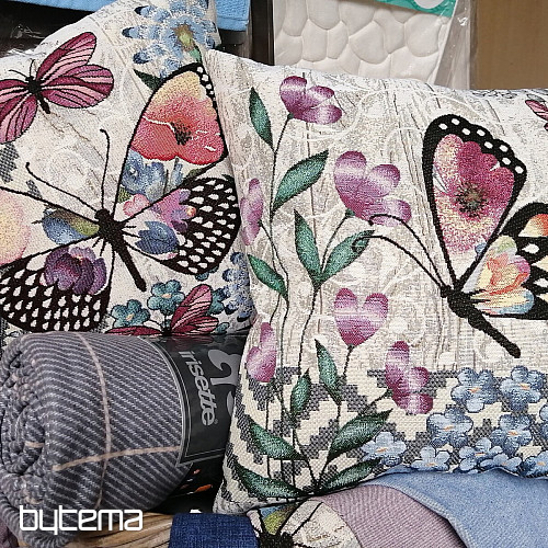 Housse de coussin tapisserie FEEL BUTTERFLY 2