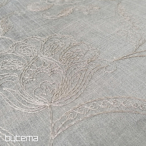 Tissu décoratif brodé AGENDA
