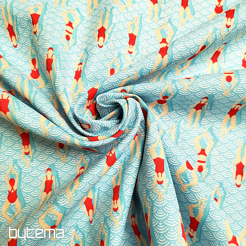 Tissu décoratif NAGEURS