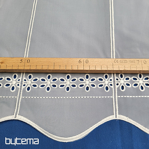 Rideau vitrail GERSTER 11539/0001 blanc