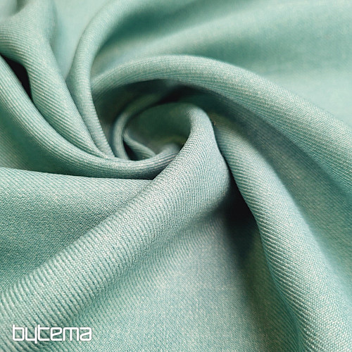 Tissu monochrome moderne COSMOS turquoise 290 cm