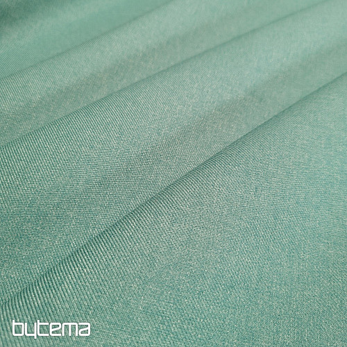 Tissu monochrome moderne COSMOS turquoise 290 cm